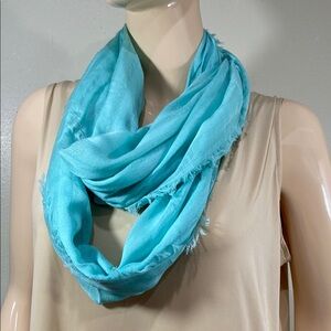 Aqua Infinity Scarf